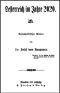 [Gutenberg 49395] • Oesterreich im Jahre 2020: Socialpolitischer Roman